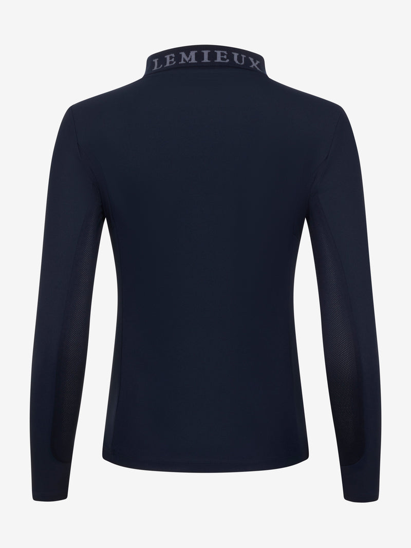 Indlæs billede i Gallery Viewer, SS24 LM Long Sleeve Sport Polo Shirt, Navy
