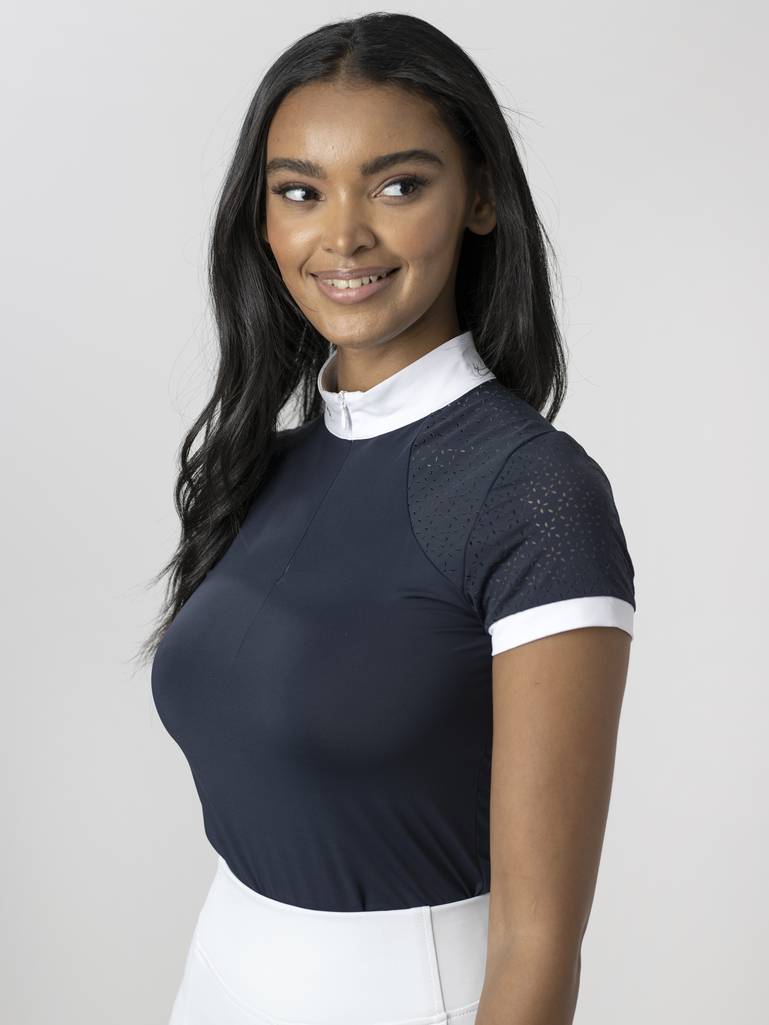 Indlæs billede i Gallery Viewer, Olivia Show Shirt Short Sleeve Navy
