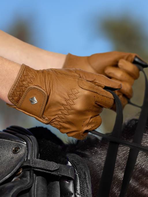 Indlæs billede i Gallery Viewer, Pro Touch Classic Leather Riding Glove, Tan

