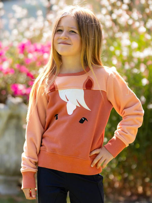 LM Mini Pony Sweatshirt, Apricot
