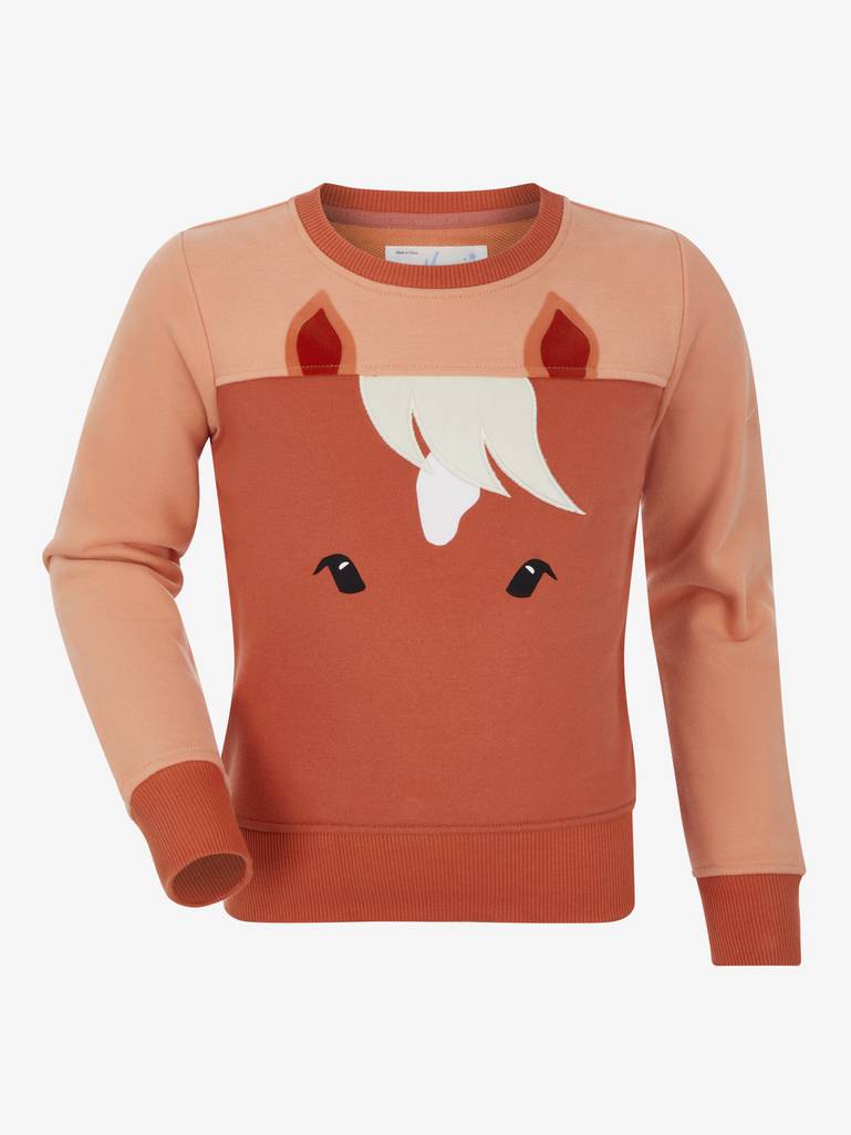 Indlæs billede i Gallery Viewer, LM Mini Pony Sweatshirt, Apricot
