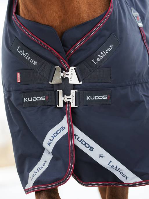 Indlæs billede i Gallery Viewer, LM Kudos Turnout Rug 350g Navy