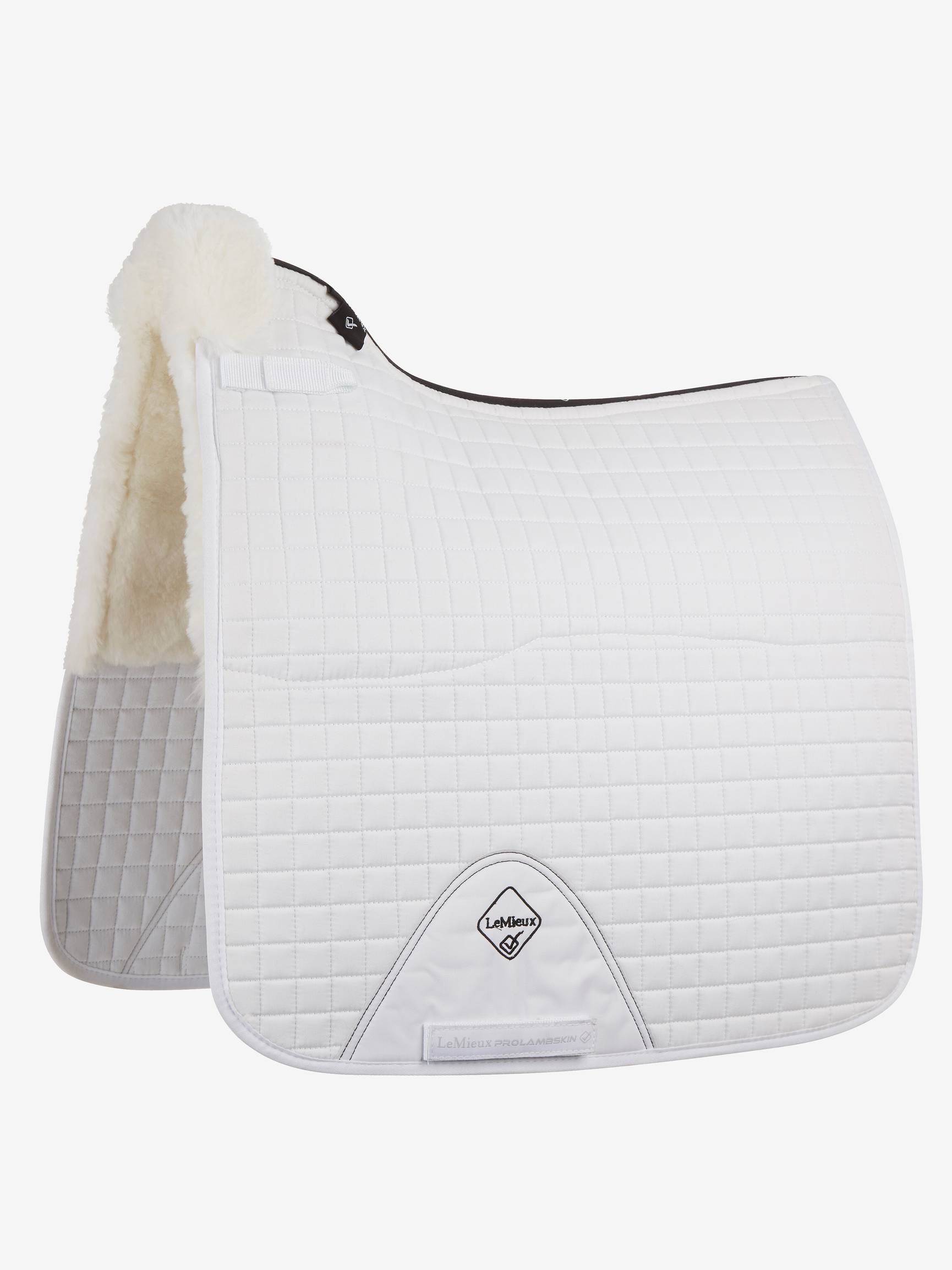 LM Half Lined Square, DR, WHITEWHITE Horse Square