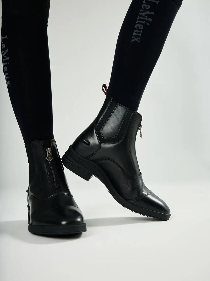 Indlæs billede i Gallery Viewer, LM(F) Zip Paddock Boot Black