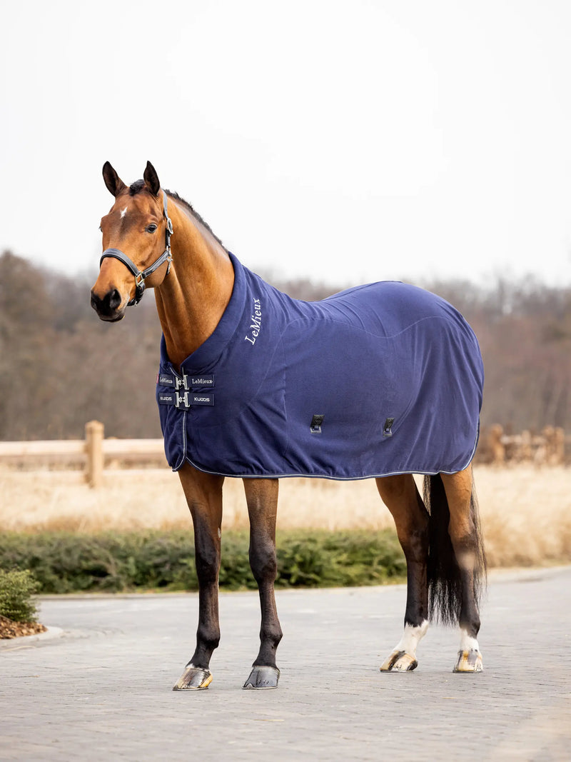 Indlæs billede i Gallery Viewer, LM(F) CORE Kudos Fleece Cooler Rug Navy
