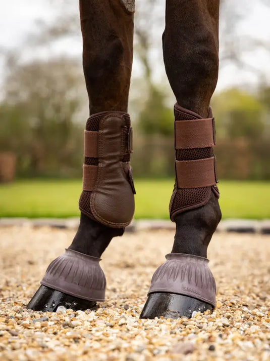 LM(F) CORE Rubber Pull On Over Reach Boots Brown