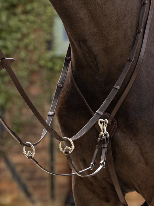 LM(F) CORE Kudos Running Martingale Havana/Silver