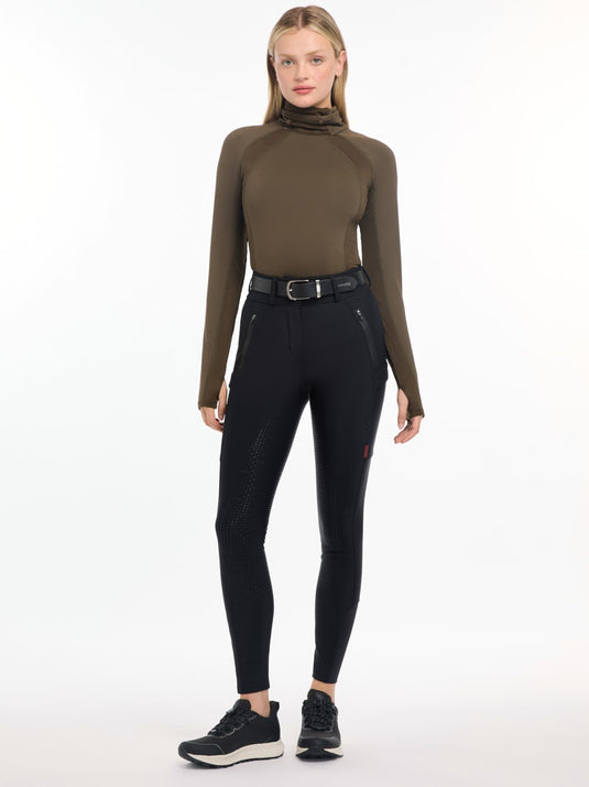 LM Drytex Waterproof Breeches Full Seat Black