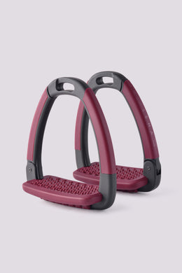 Horsena Stigbøjle Swap 2.0 Black/Red Grape