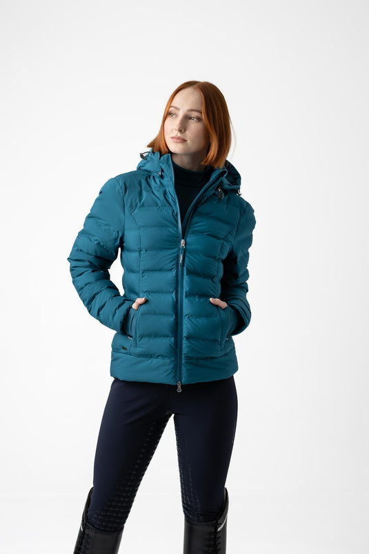 Elise Waterproof Puffer Jacket Marine