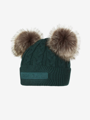 Mini Double Pom, One Size, Spruce