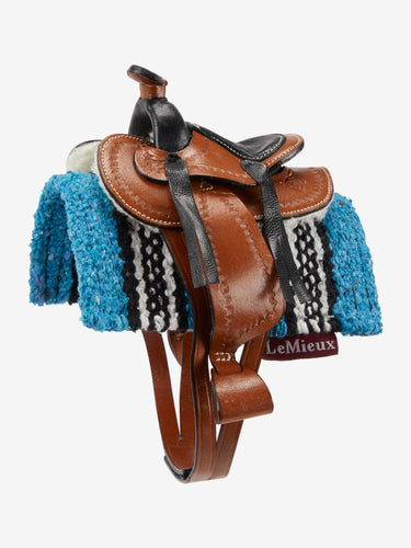LM Toy Pony Western Saddle Tan