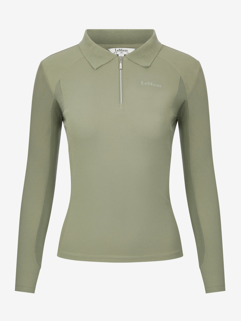 Indlæs billede i Gallery Viewer, SS24 LM Long Sleeve Sport Polo Shirt, Fern
