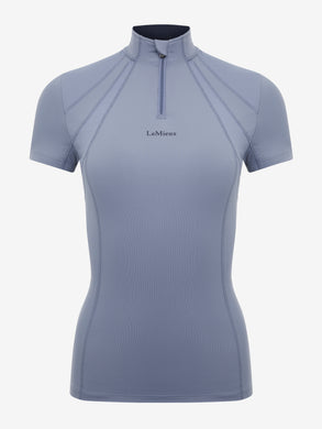 LM Mia Mesh Short Sleeve Base Layer, Jay Blue