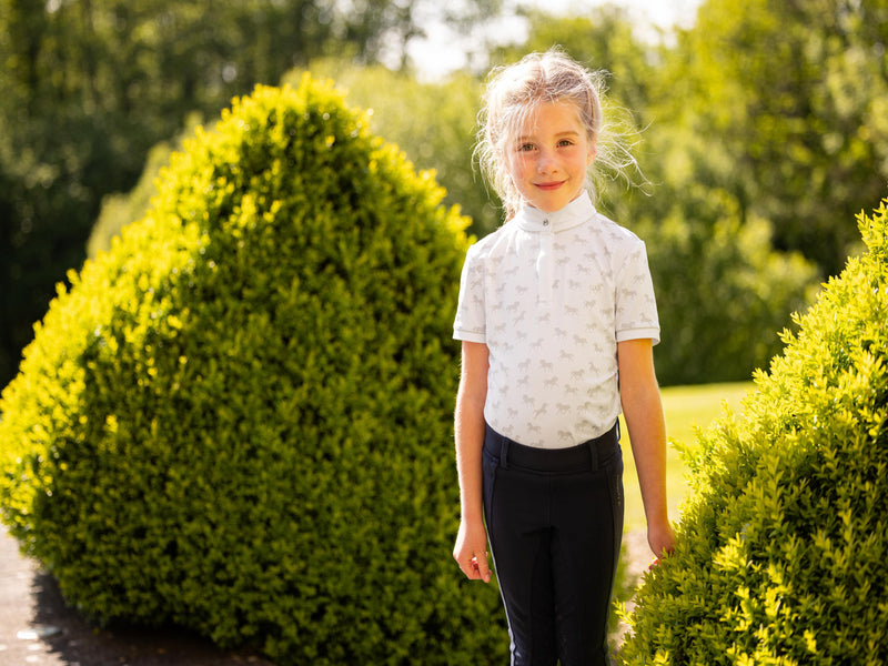 Indlæs billede i Gallery Viewer, CORE Mini Bella Show Shirt White/Ponies
