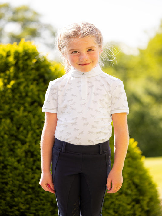 CORE Mini Bella Show Shirt White/Ponies