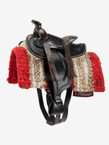 LM Toy Pony Western Saddle Black