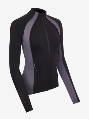 AW24 Carly Zip Through Black