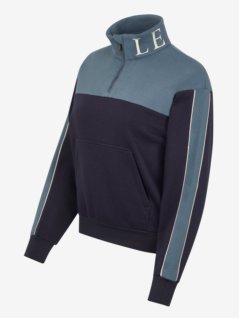 Indlæs billede i Gallery Viewer, LM Kali Quarter Zip Sweat Navy/Petrol
