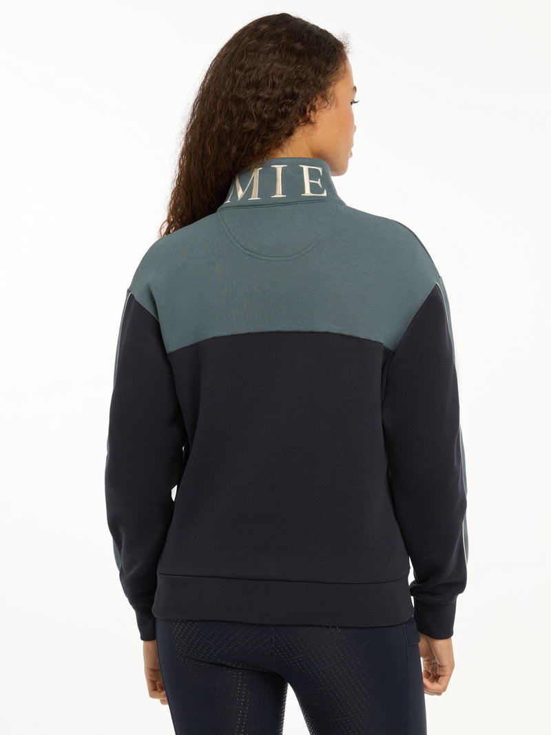 Indlæs billede i Gallery Viewer, LM Kali Quarter Zip Sweat Navy/Petrol

