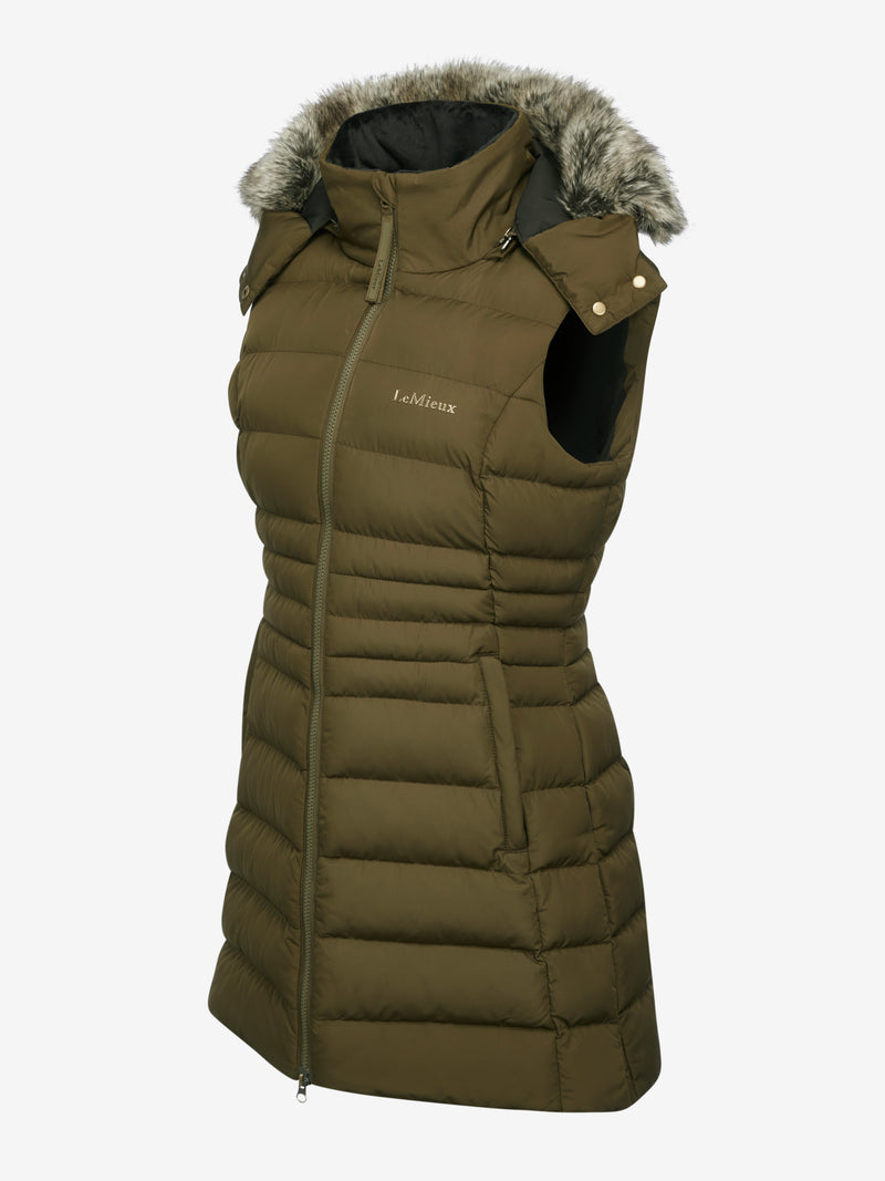 Indlæs billede i Gallery Viewer, AW24 Harper Longline Puffer Gilet Alpine
