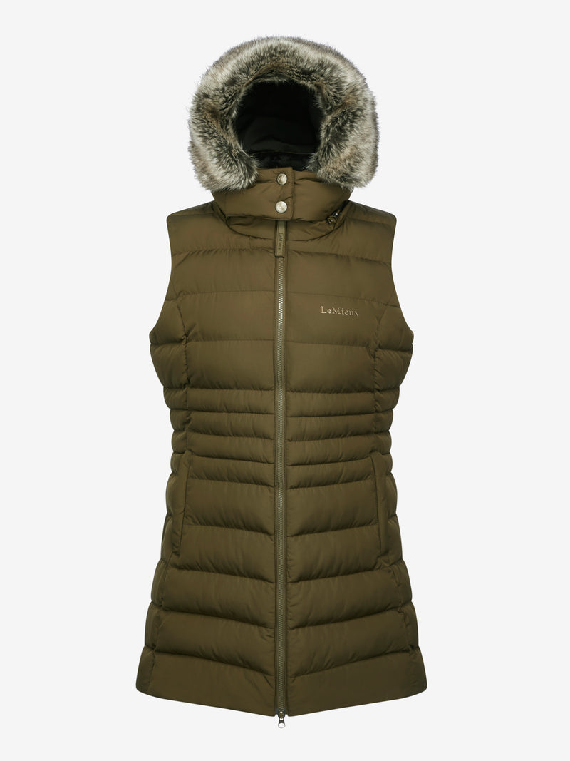 Indlæs billede i Gallery Viewer, AW24 Harper Longline Puffer Gilet Alpine
