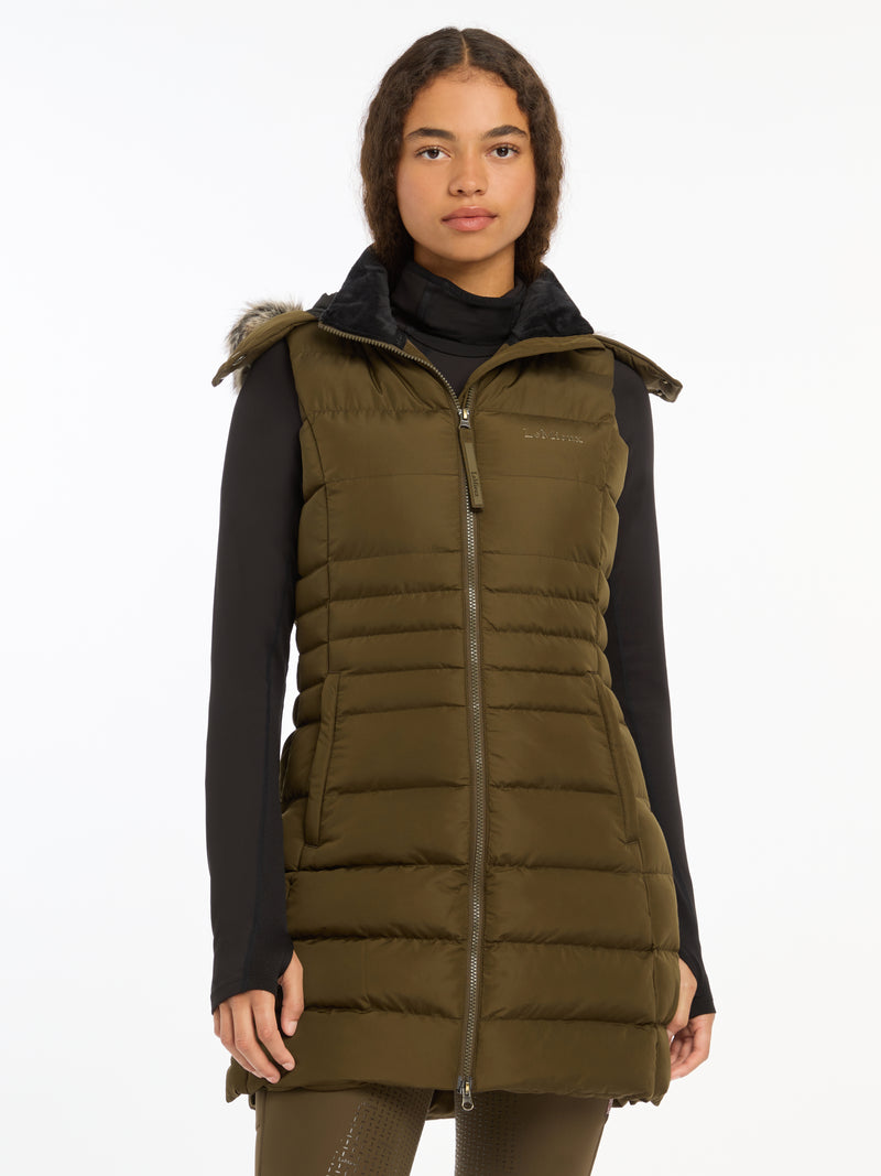 Indlæs billede i Gallery Viewer, AW24 Harper Longline Puffer Gilet Alpine
