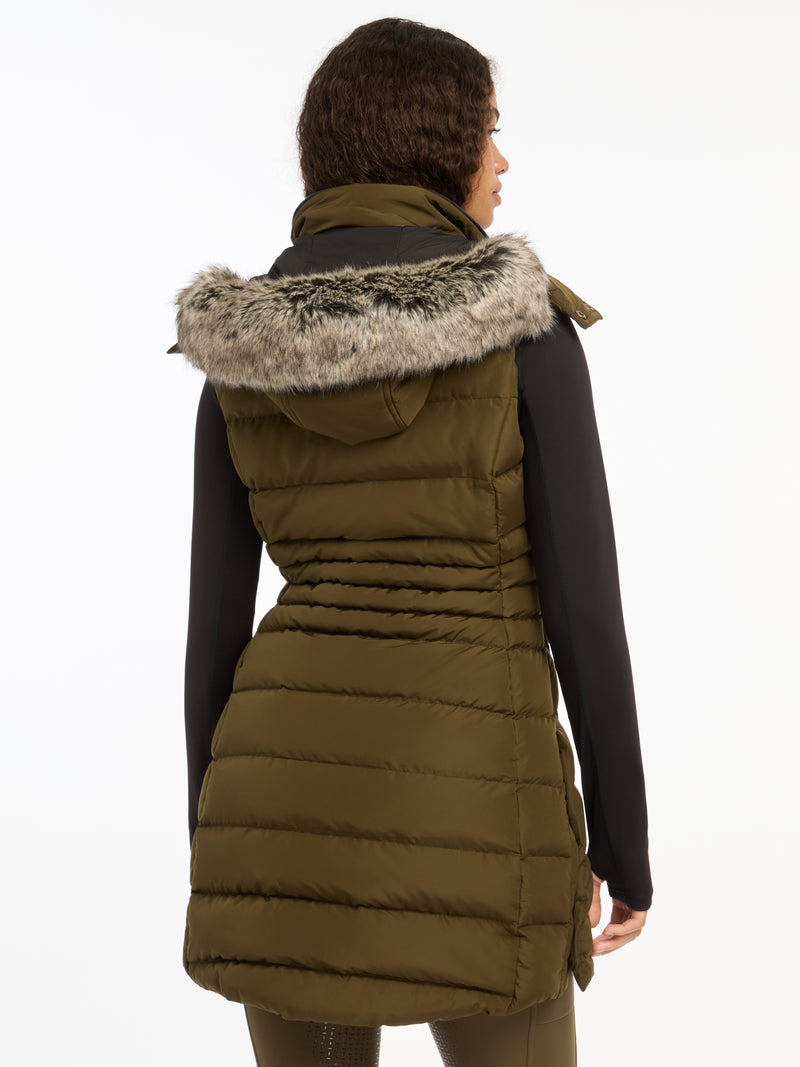 Indlæs billede i Gallery Viewer, AW24 Harper Longline Puffer Gilet Alpine
