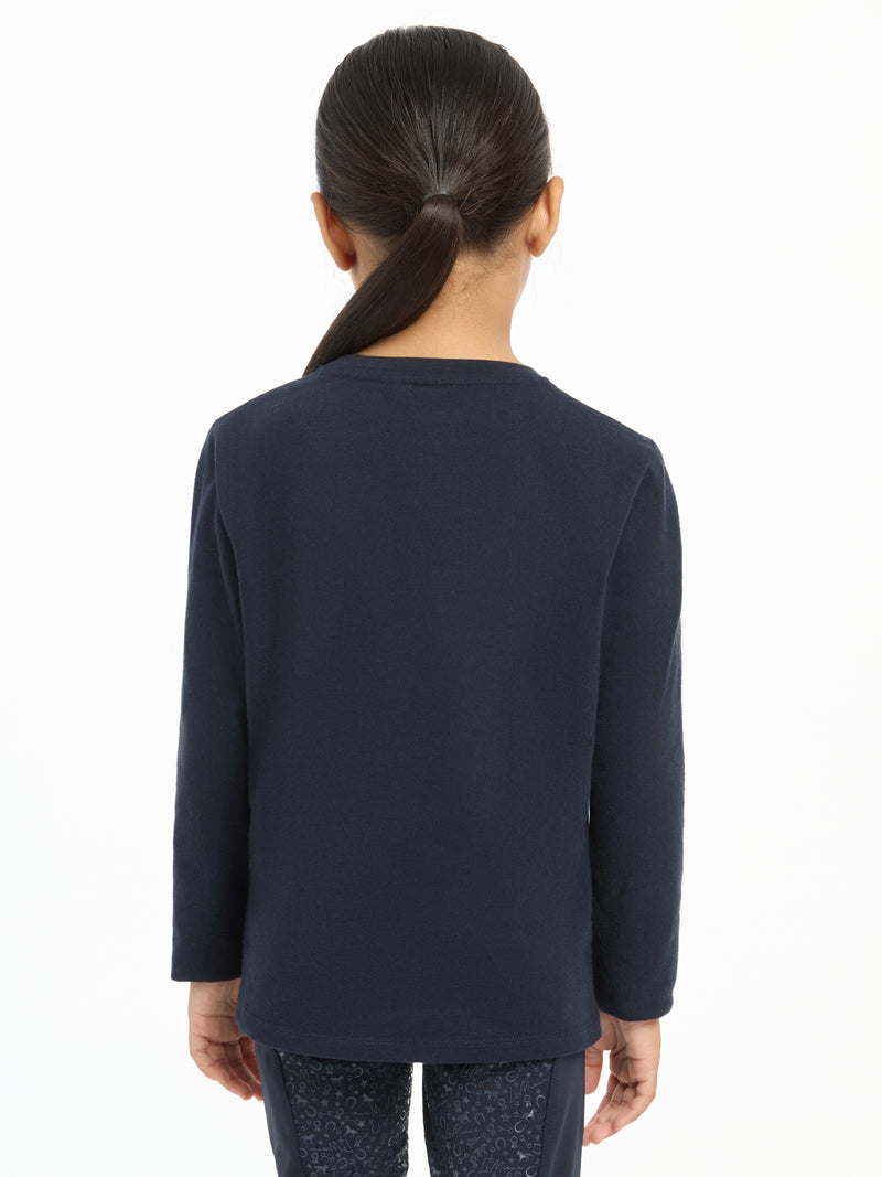 Indlæs billede i Gallery Viewer, AW24 Mini Jessie Long Sleeve Top Navy
