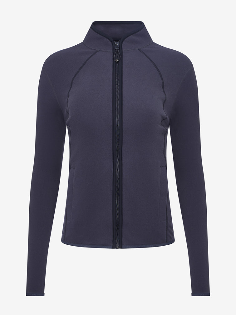 Indlæs billede i Gallery Viewer, SS25 Faye Fleece Zip Through Dusk Blue
