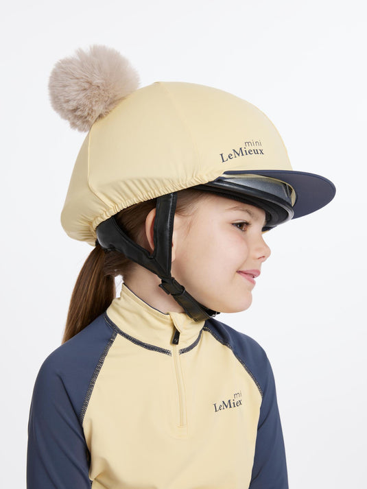 SS25 Mini Double Pom Hat Silk Mimosa