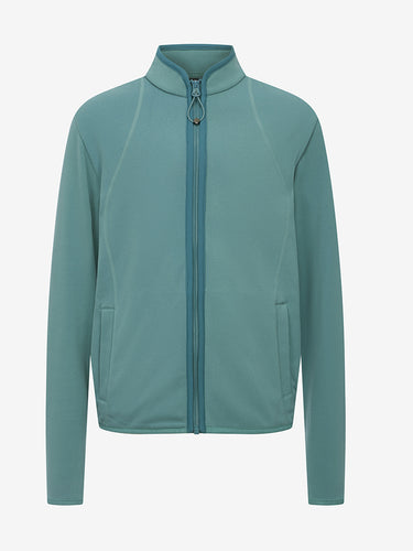 SS25 Young Rider Felicity Fleece Zip Through Lagoon