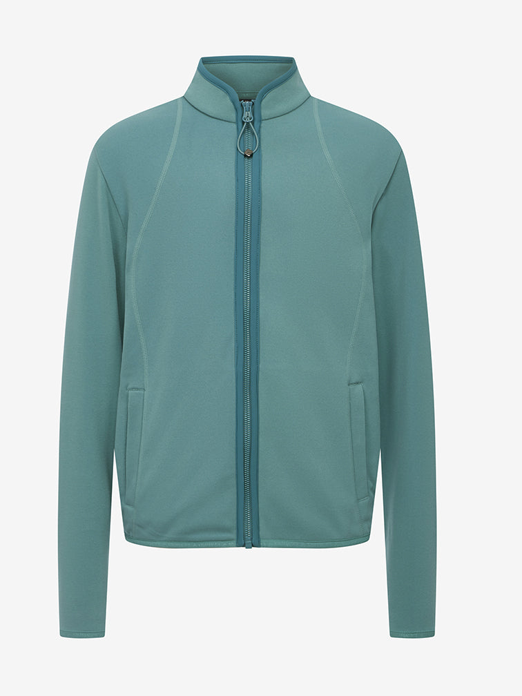 Indlæs billede i Gallery Viewer, SS25 Young Rider Felicity Fleece Zip Through Lagoon
