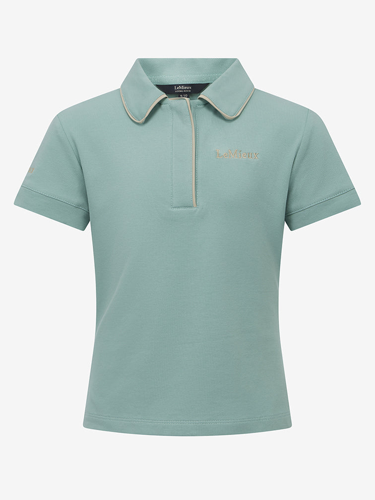 Indlæs billede i Gallery Viewer, SS25 Young Rider Polo Shirt Aqua
