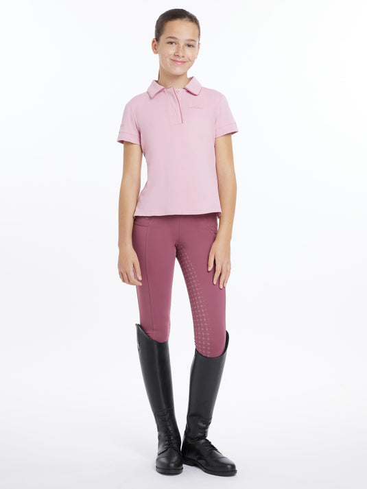 SS25 Young Rider Polo Shirt Blossom