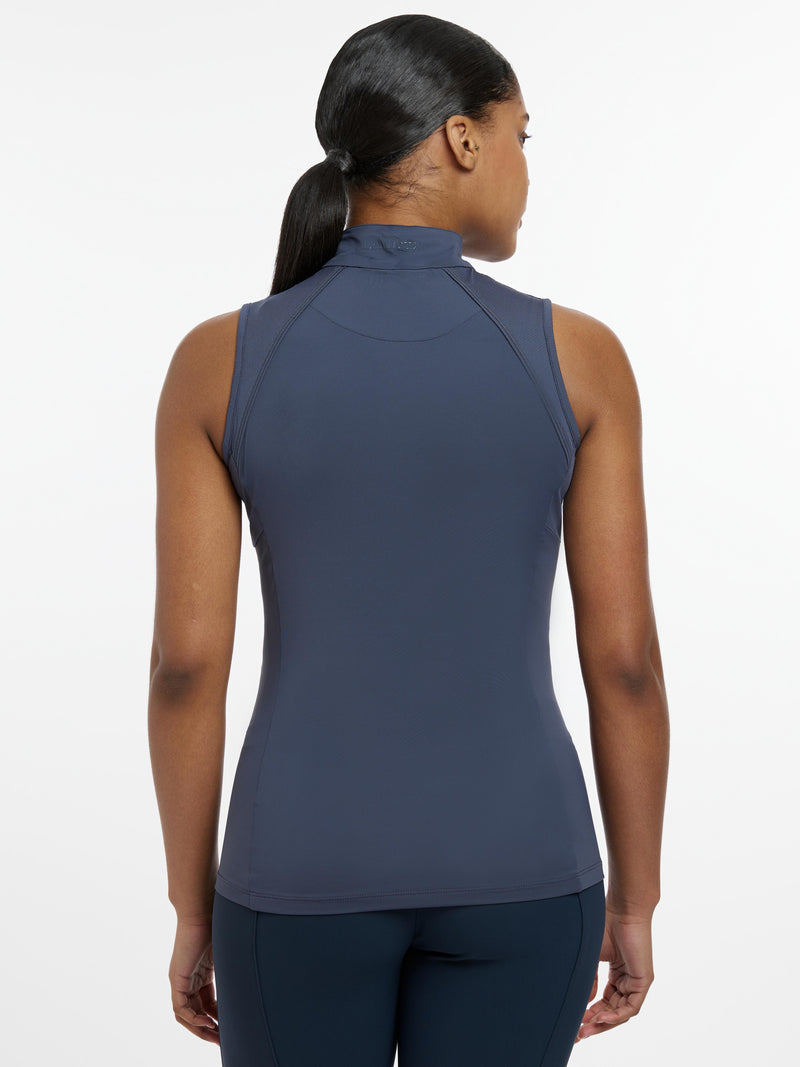 Indlæs billede i Gallery Viewer, SS25 Maria Mesh Sleeveless Baselayer Dusk Blue
