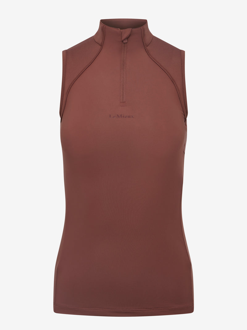 Indlæs billede i Gallery Viewer, SS25 Maria Mesh Sleeveless Baselayer Rosewood
