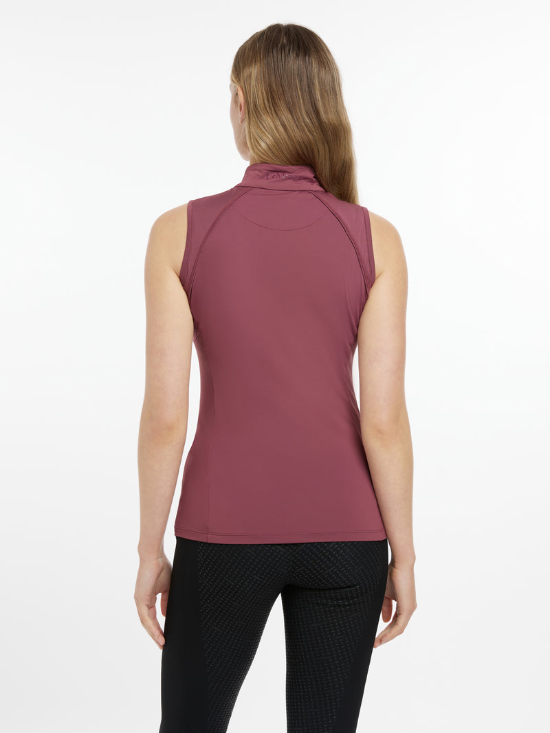 Indlæs billede i Gallery Viewer, SS25 Maria Mesh Sleeveless Baselayer Rosewood
