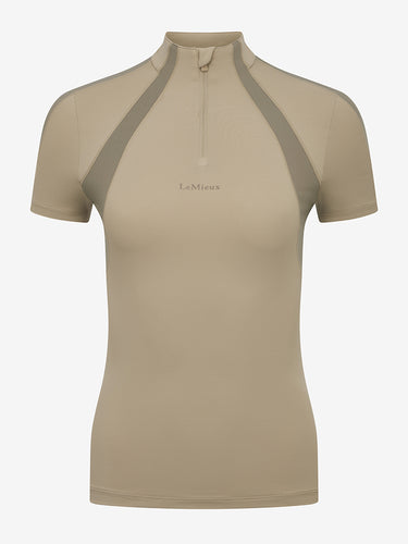 SS25 Maria Mesh Short Sleeve Baselayer Almond