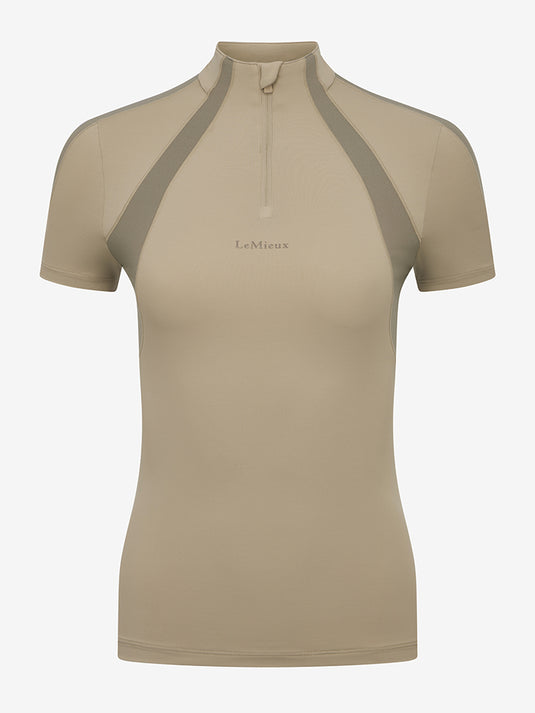 SS25 Maria Mesh Short Sleeve Baselayer Almond