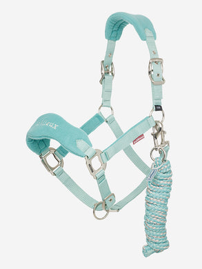 SS25 Vogue Headcollar & Leadrope Lagoon