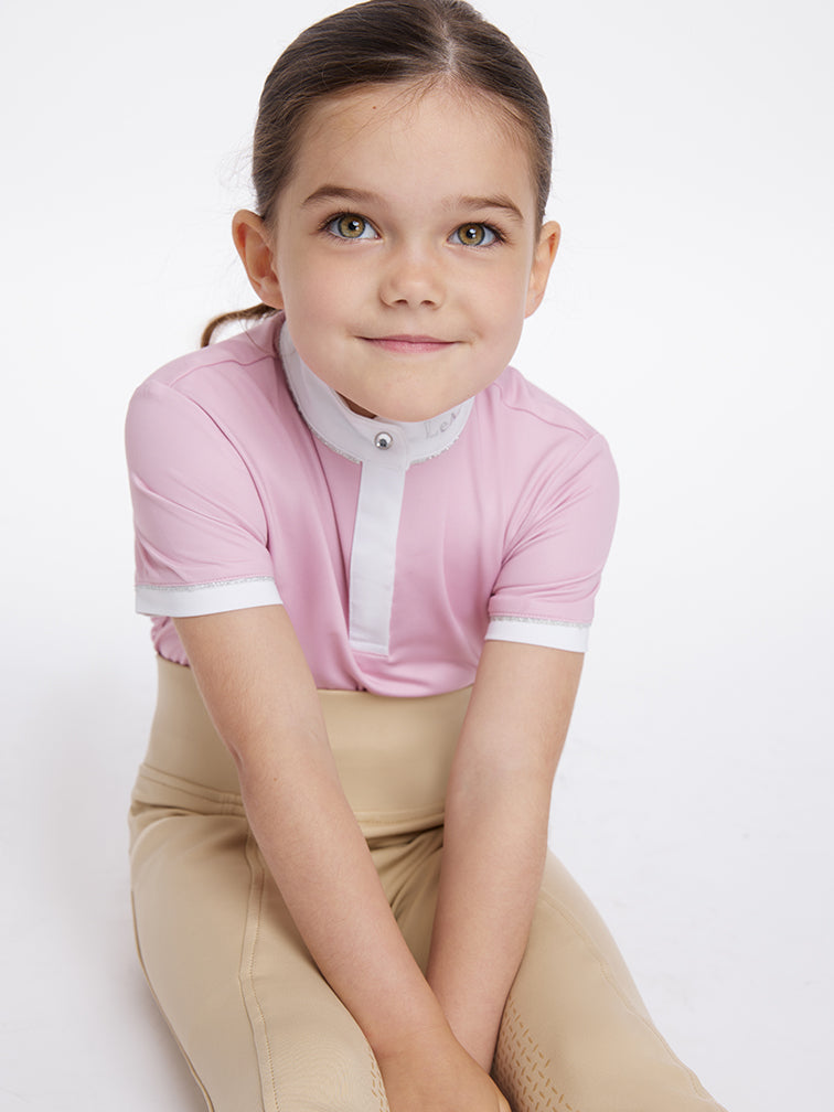 Indlæs billede i Gallery Viewer, SS25 Young Rider Eva Short Sleeve Show Shirt Blossom
