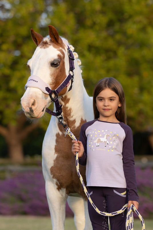 AW25 LM Mini Vogue Headcollar & Leadrope Juniper
