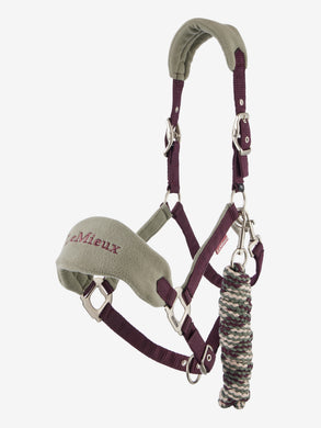 AW25 LM Vogue Headcollar & Leadrope Damson