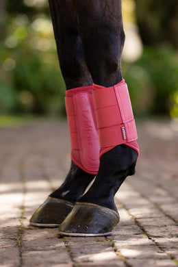 AW25 LM Arika Mesh Brushing Boots Cranberry