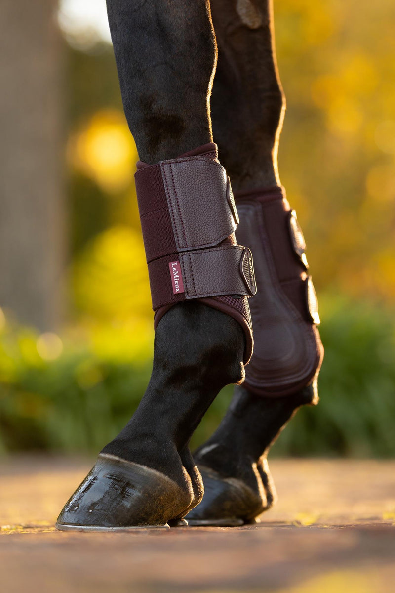Indlæs billede i Gallery Viewer, AW25 LM Arika Mesh Brushing Boots Damson
