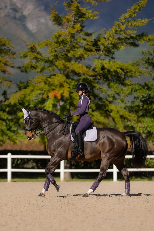 AW25 LM Suede Dressage Square Lilac