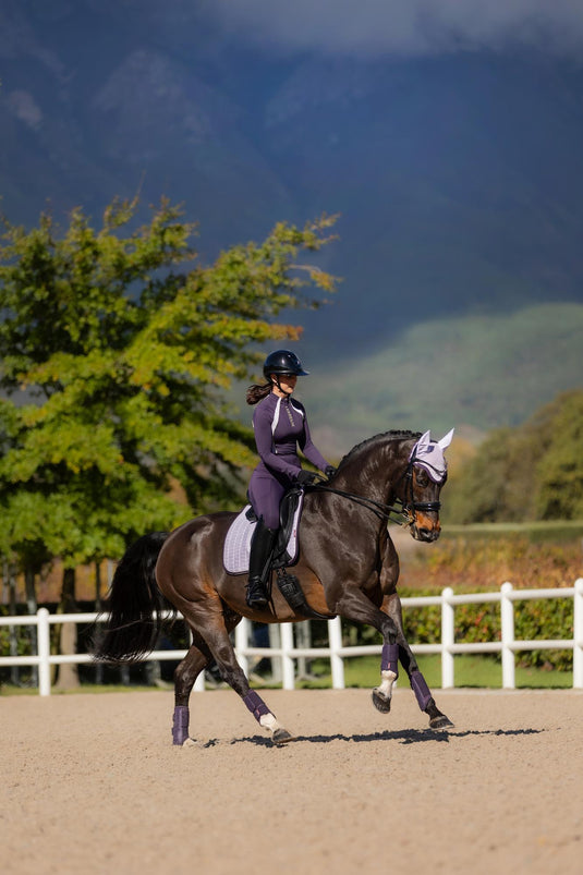 AW25 LM Suede Dressage Square Lilac
