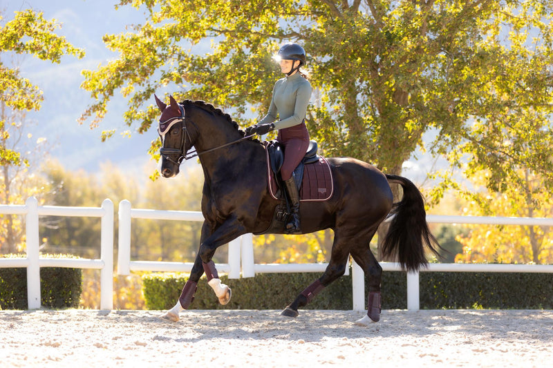 Indlæs billede i Gallery Viewer, AW25 LM Loire Classic Dressage Square Damson
