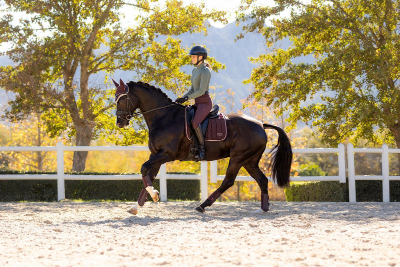Indlæs billede i Gallery Viewer, AW25 LM Loire Classic Dressage Square Damson
